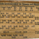 La tabla encontrada data de 1885
